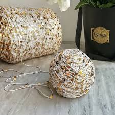 Yarn Royal sequin 3+6 mm - No. 023 White+White