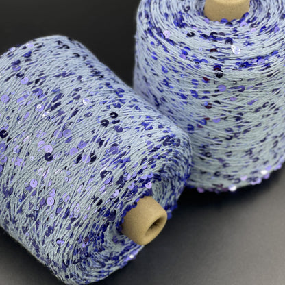 Yarn Royal sequin 3+6 mm - No. 033 Blue + Violet