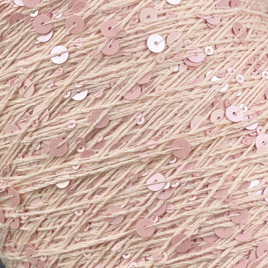 Yarn Royal sequin 3+6 mm - No. 032 Peach