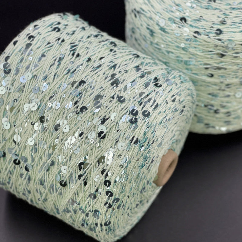 Yarn Royal sequin 3+6 mm - No. 004 Mint