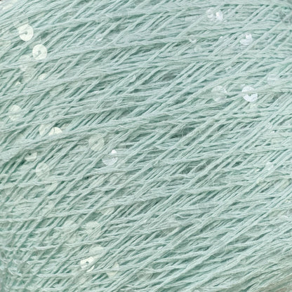 Yarn Royal sequin 3+6 mm - No. 035 Mint Transparent