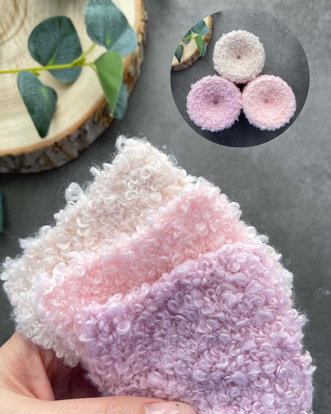 Cloud-like Italian alpaca boucle yarn – feather-light & incredibly soft