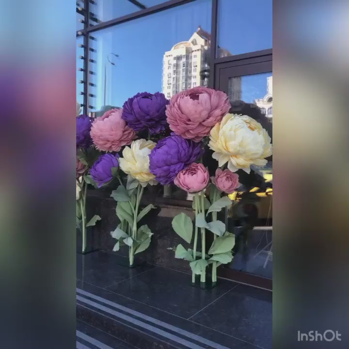 Large Paper Flowers 