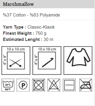 Cotton tube yarn №914