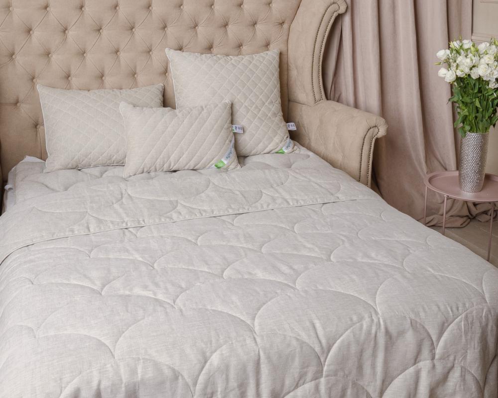Organic hemp summer blanket 63х83 inches (160x210 cm) Climate control line