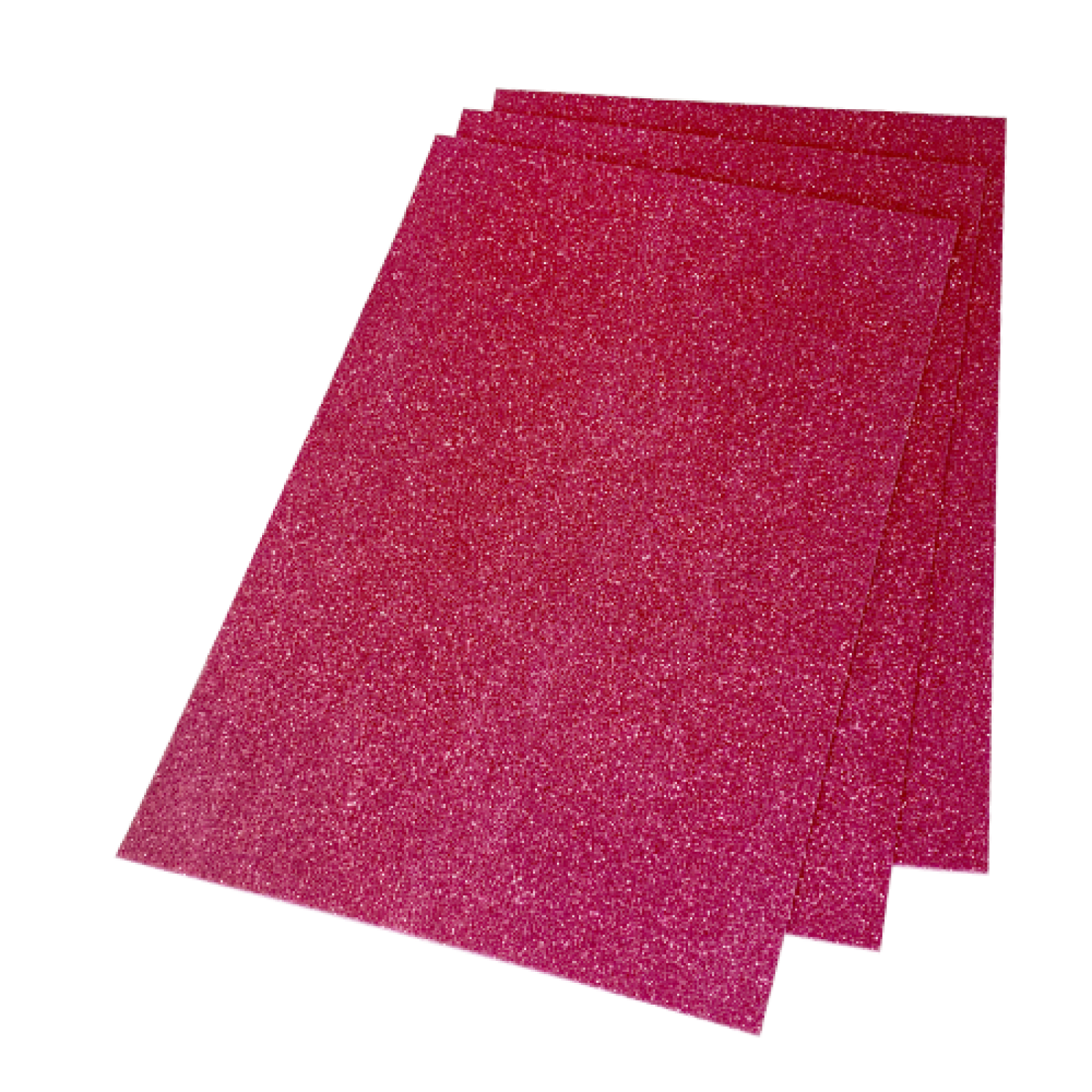 Glitter foam in sheets (2mm) color raspberry - 0208