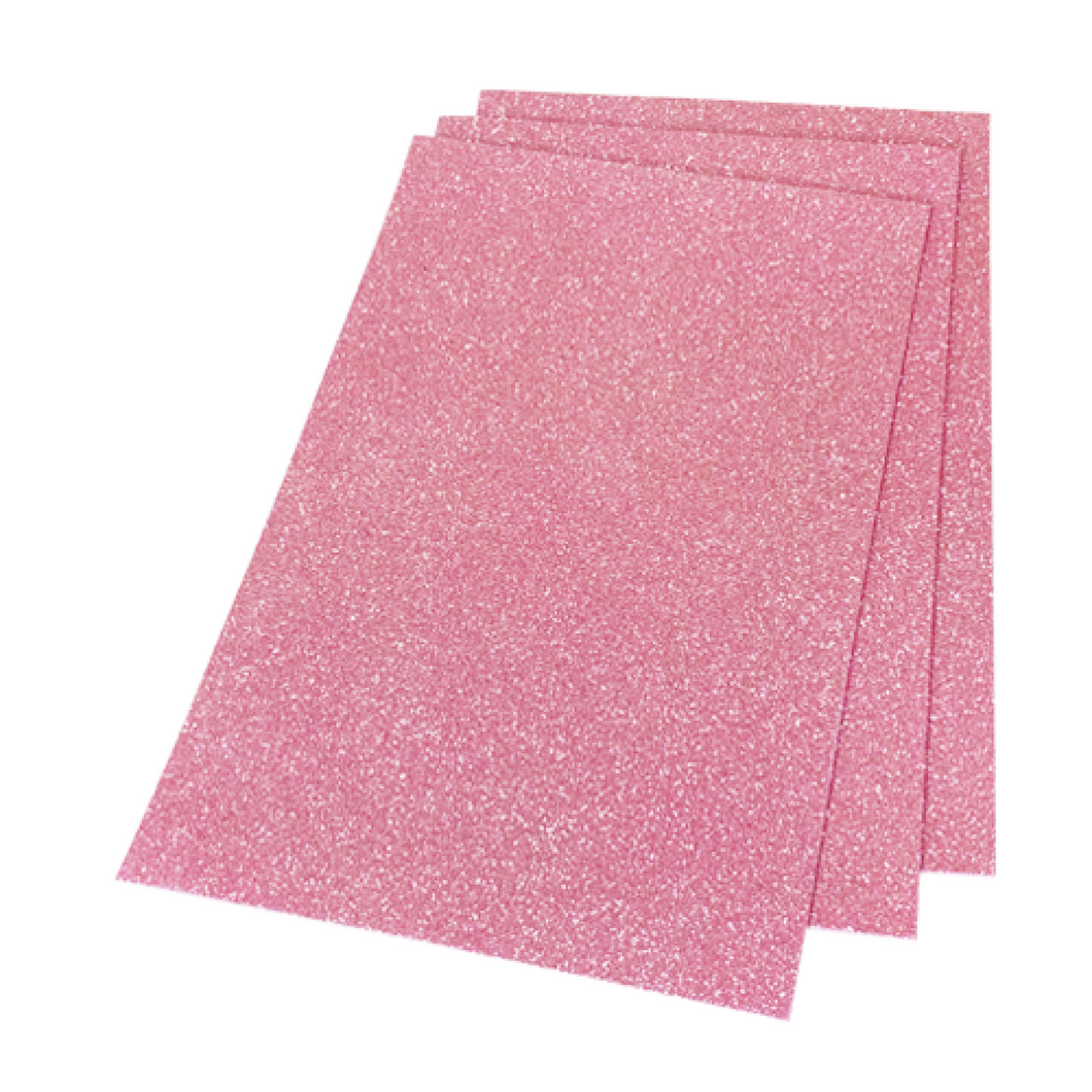 Glitter foam in sheets (2mm) color light pink - 0207
