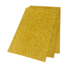 Load image into Gallery viewer, Glitter foam in sheets (2mm) color gold - 0203