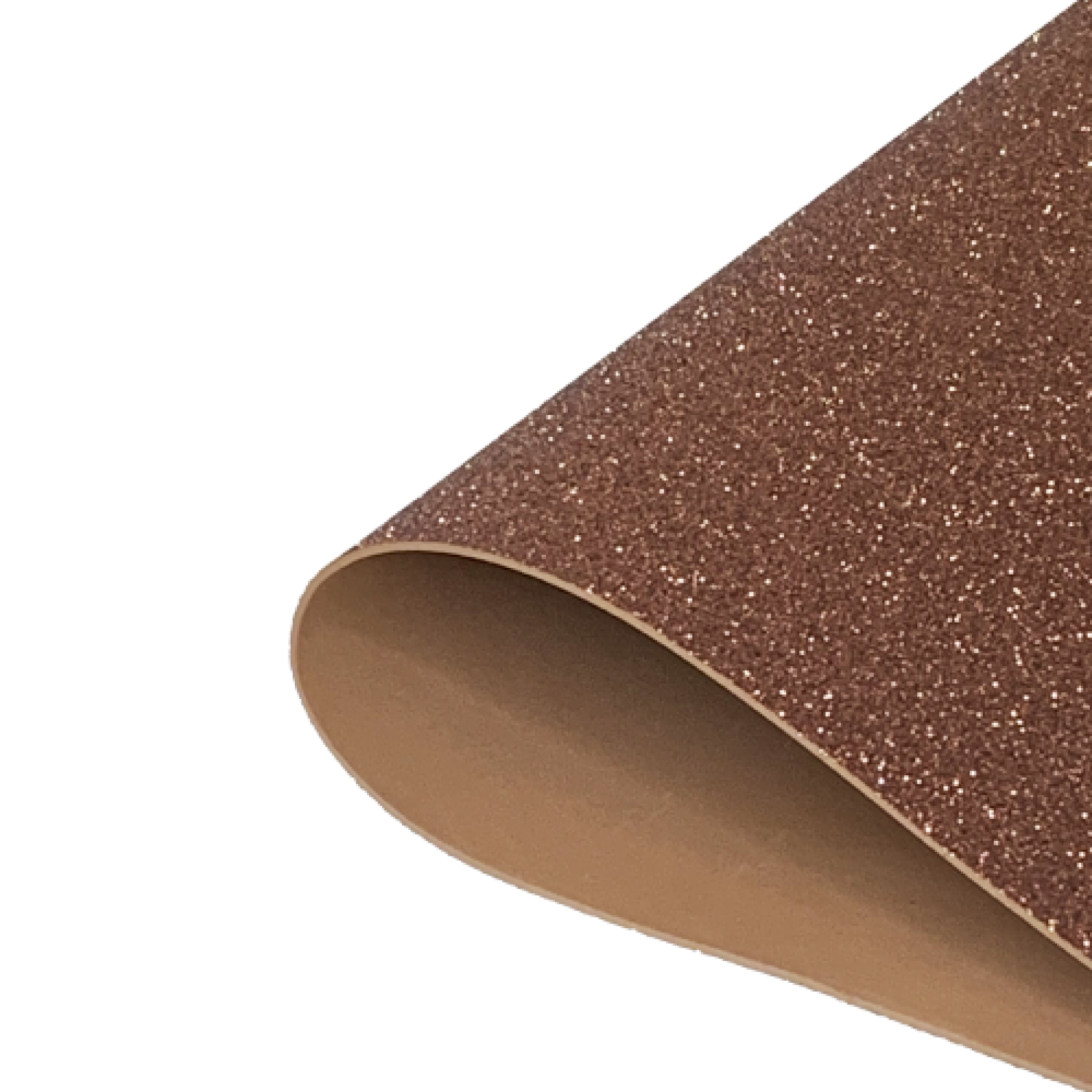 Glitter foam in sheets (2mm) color chocolate - 0206