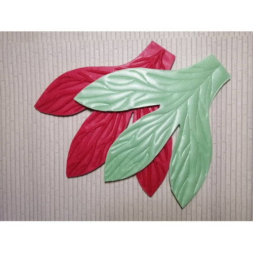 Peony leaf veiner/mold 19х18,5 cm (7,5x7,3 inches) №2 - pattern for foamiran and isolon leaves