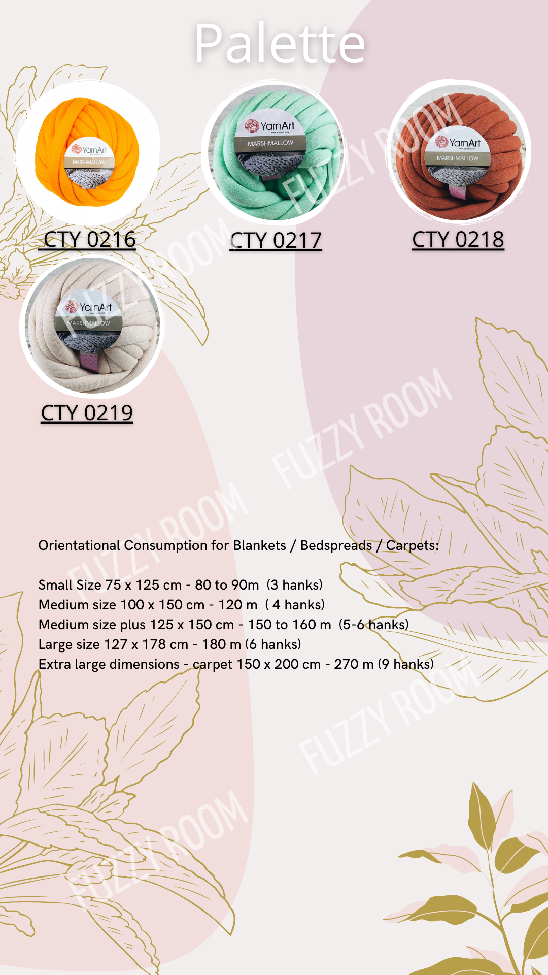 Cotton tube yarn Marshmallow №915