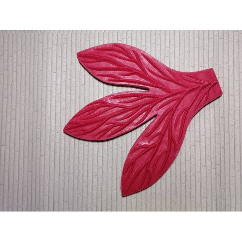 Peony leaf veiner/mold 19х18,5 cm (7,5x7,3 inches) №2 - pattern for foamiran and isolon leaves