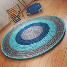 Load image into Gallery viewer, Cotton rug, chunky knit rug, cotton carpet