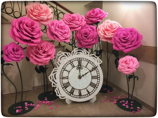 Decor your room with Giant Paper flowers  Giant Paper Flowers Room  Decoration 