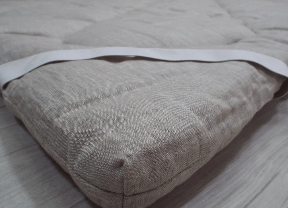 Organic hemp mattress topper 55х80 in (140x200 cm) 500g\m2