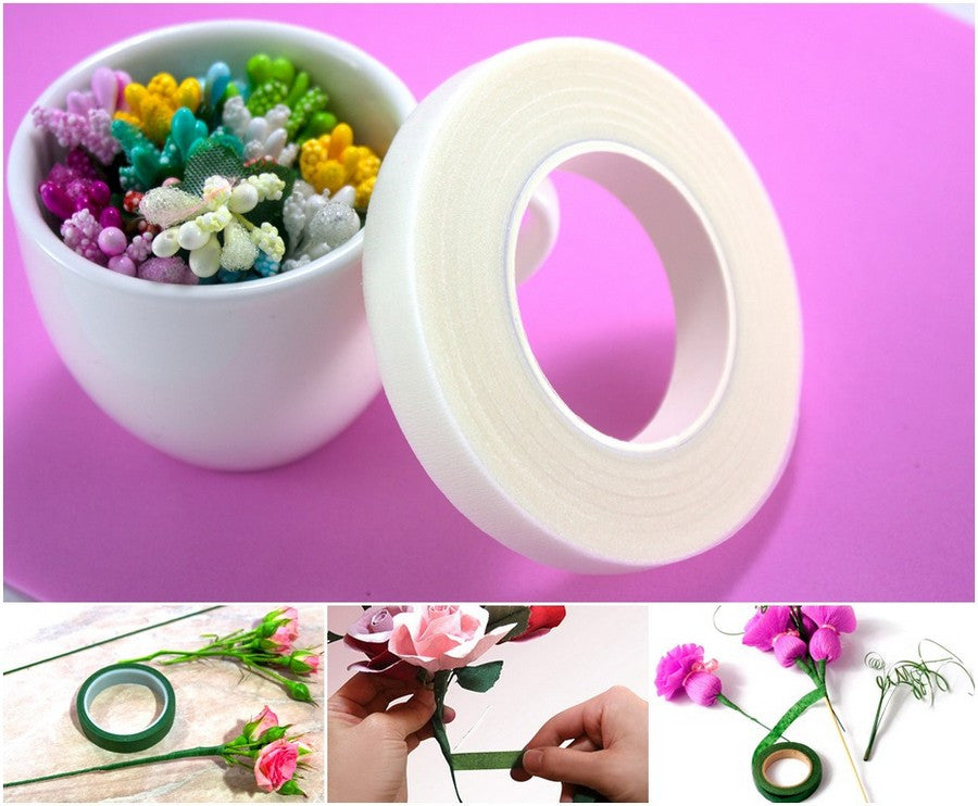 Floral Tape (3 colors), Floral Stem Wrap, Flower Tape