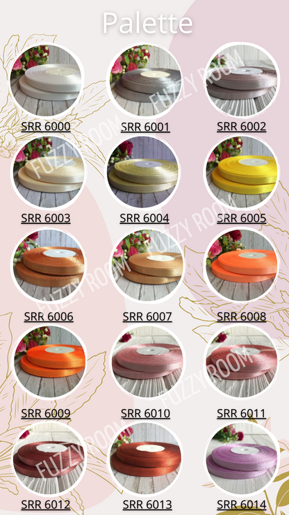 Satin Ribbon 0.6cm/33m - SRR 6000