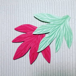 Peony leaf veiner/mold 12х12,5 cm (4,7x4,9 inches) №1 - pattern for foamiran and isolon leaves
