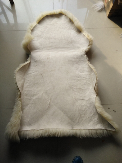 Genuine natural sheepskin rug 39x78 inches (4 skins)