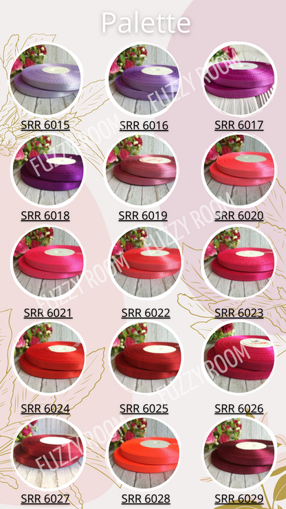 Satin Ribbon 0.6cm/33m - SRR 6000