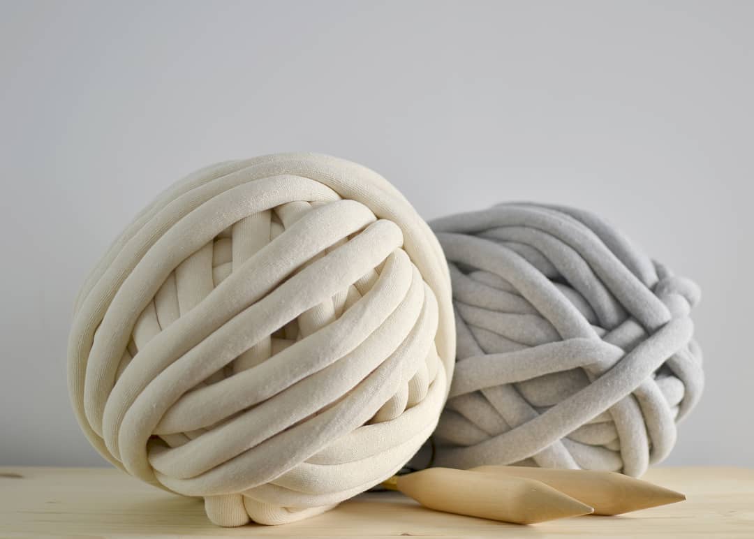 Cotton tube yarn Marshmallow №919