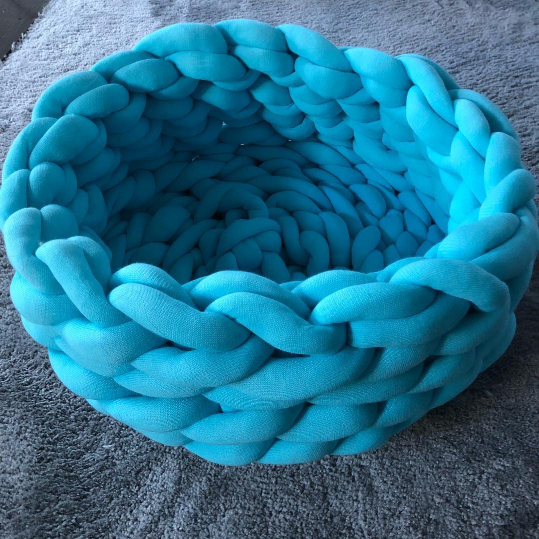 Cotton tube yarn Marshmallow №917