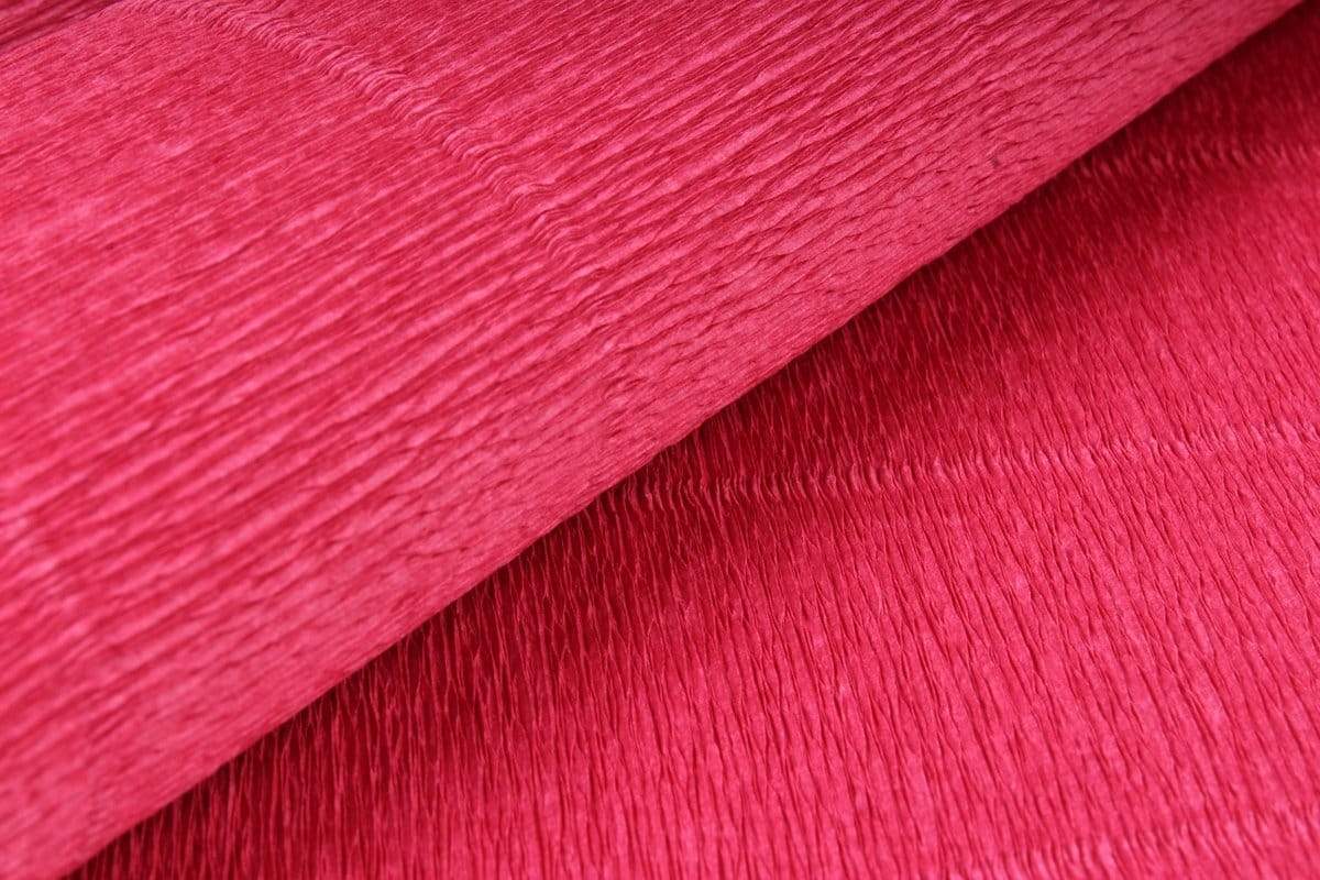 Italian Crepe Paper Roll 17A6 carmine FuzzyRoom
