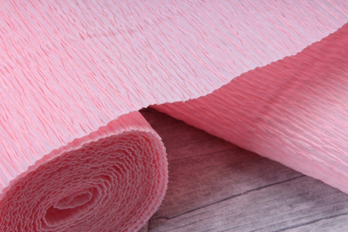 Pink Crepe Paper Sheets