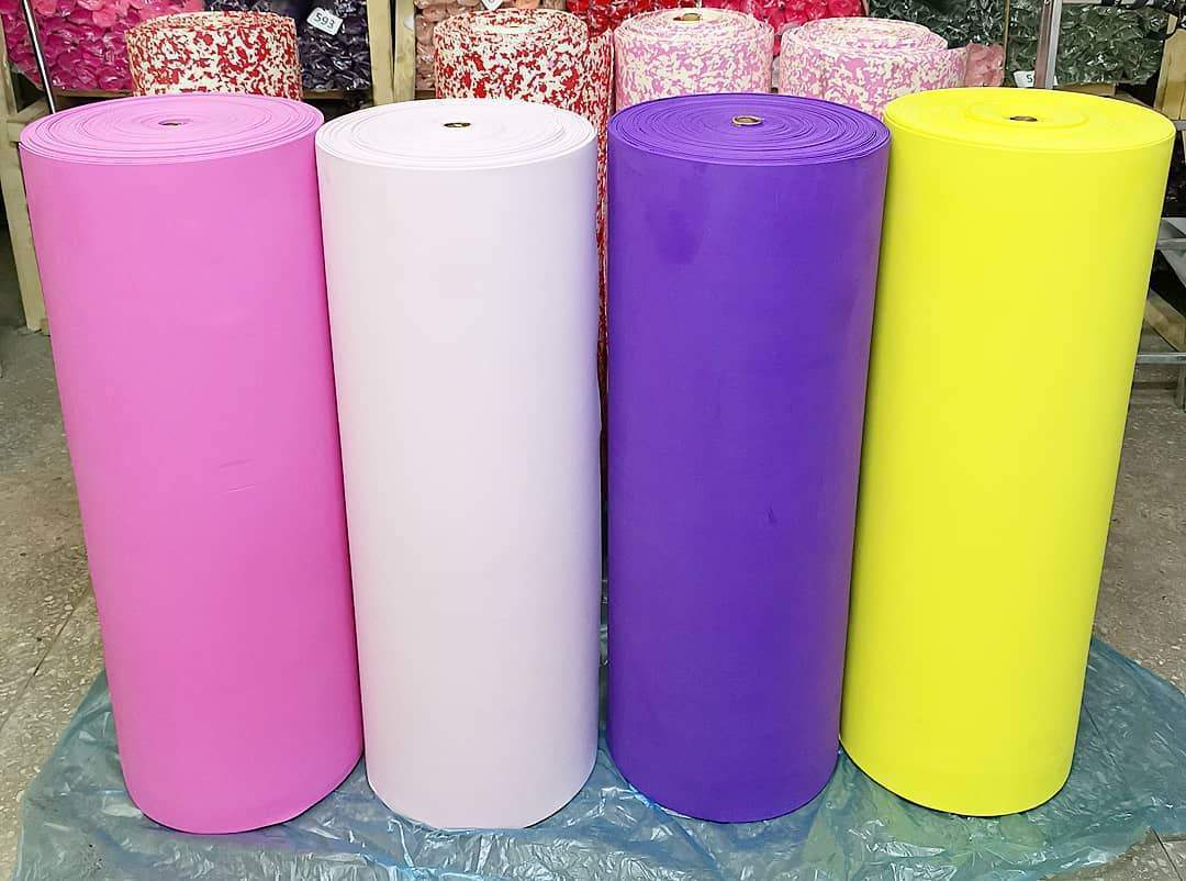 Glowing shimmer foam in sheets (1,5mm) color raspberry - 0304