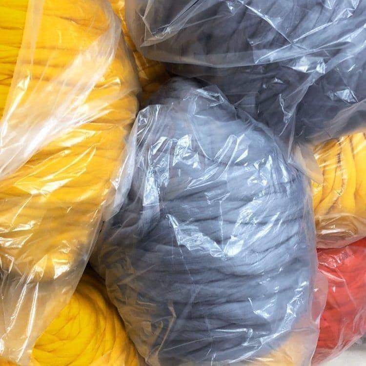 Merino Wool, Super Chunky Yarn - color from CARMINE - FuzzyRoom