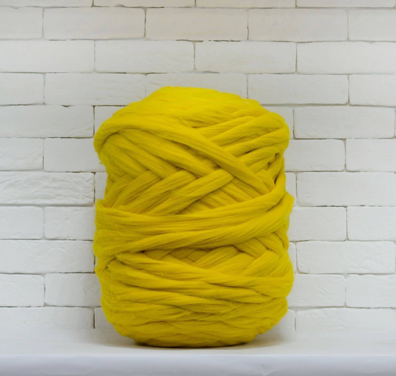Merino Wool, Super Chunky Yarn - color from LEMON - FuzzyRoom