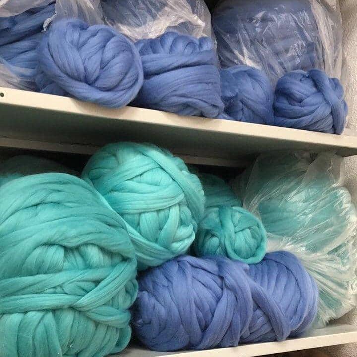 Merino Wool, Super Chunky Yarn - color from MINT - FuzzyRoom