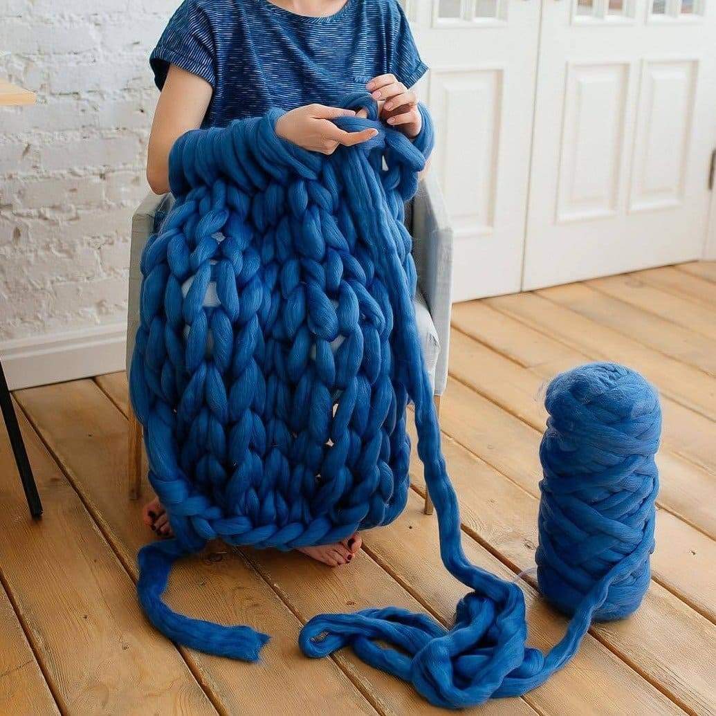 Merino Wool, Super Chunky Yarn - color from MOCHA - FuzzyRoom