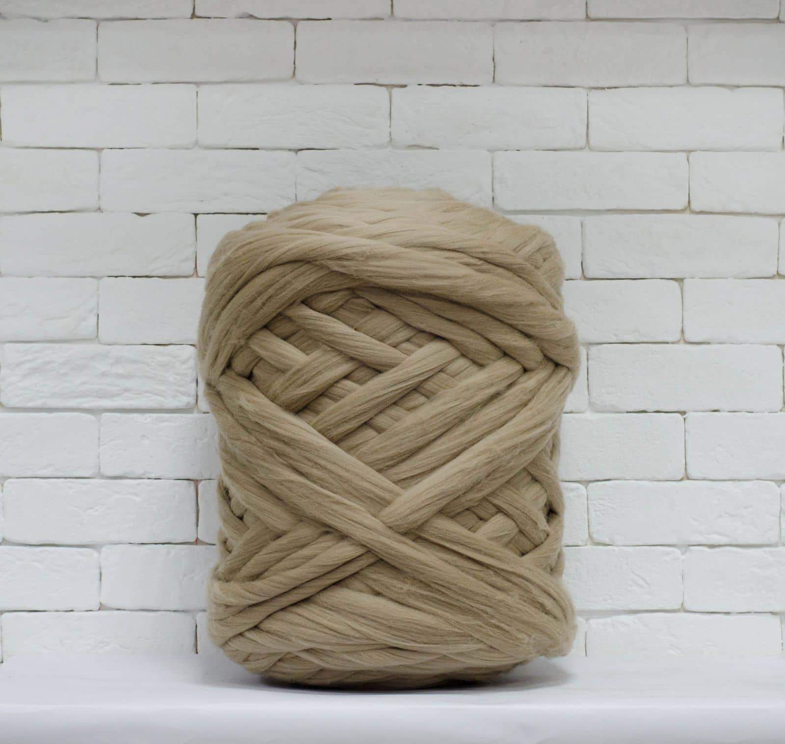 Merino Wool, Super Chunky Yarn - color from NATUREL - FuzzyRoom