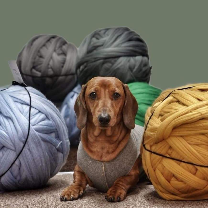 Merino Wool, Super Chunky Yarn - color from ORCHID - FuzzyRoom