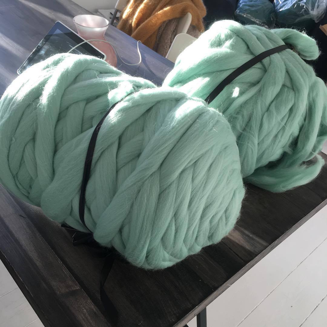 Merino Wool, Super Chunky Yarn - color from ORCHID - FuzzyRoom