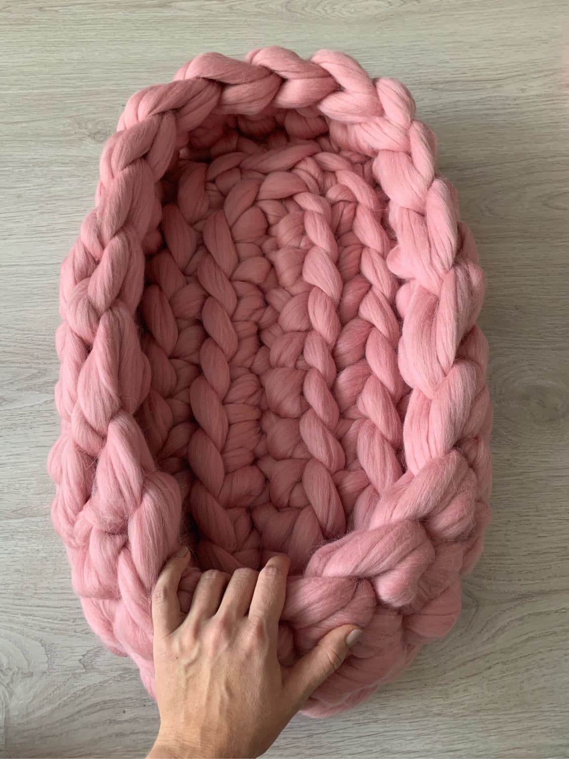 Merino Wool, Super Chunky Yarn - color from ROSE - FuzzyRoom