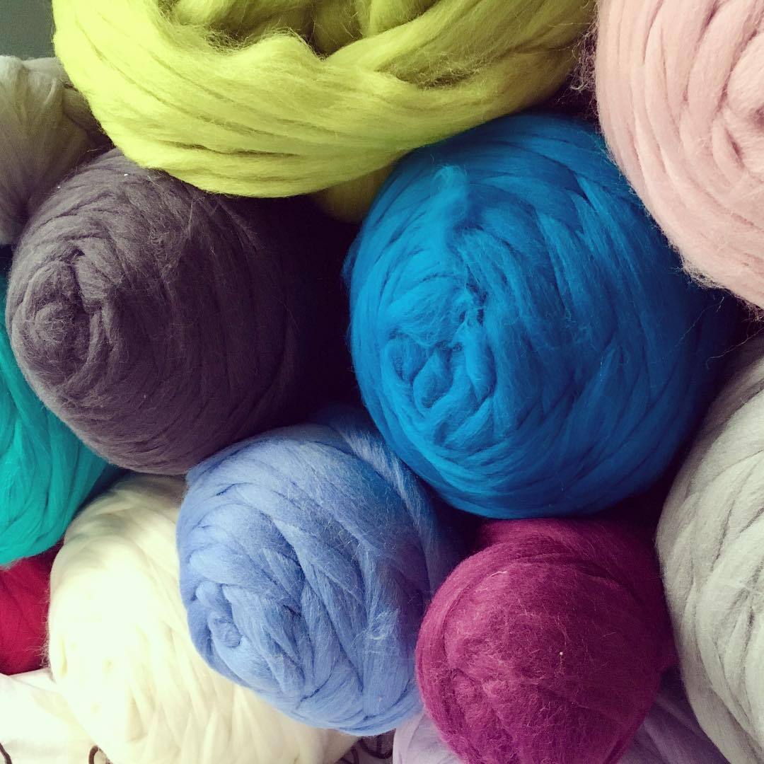 Merino Wool, Super Chunky Yarn - color from ULTRAMARINE - FuzzyRoom