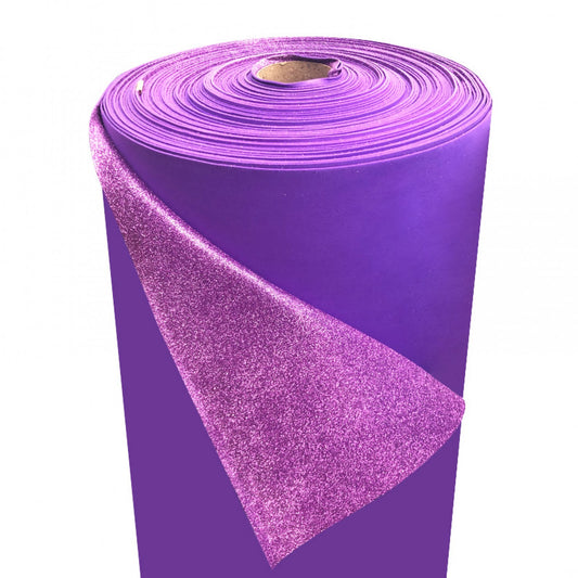 Glitter foam (2mm) color violet - 0110