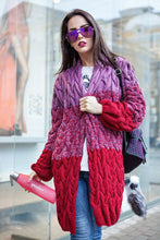 Load image into Gallery viewer, Knitting Cardigan Merino Wool Coat &quot;Melissa&quot;