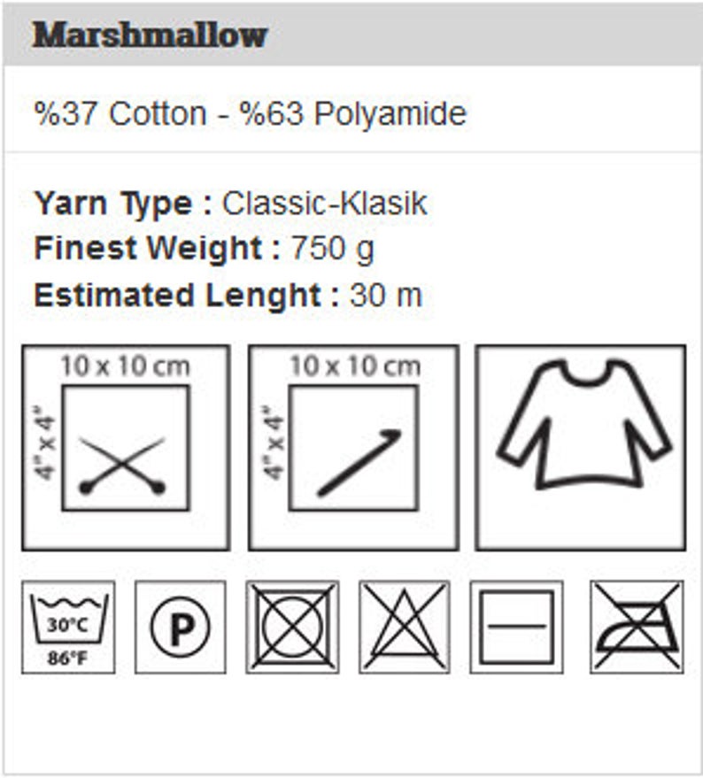 Cotton tube yarn Marshmallow №913