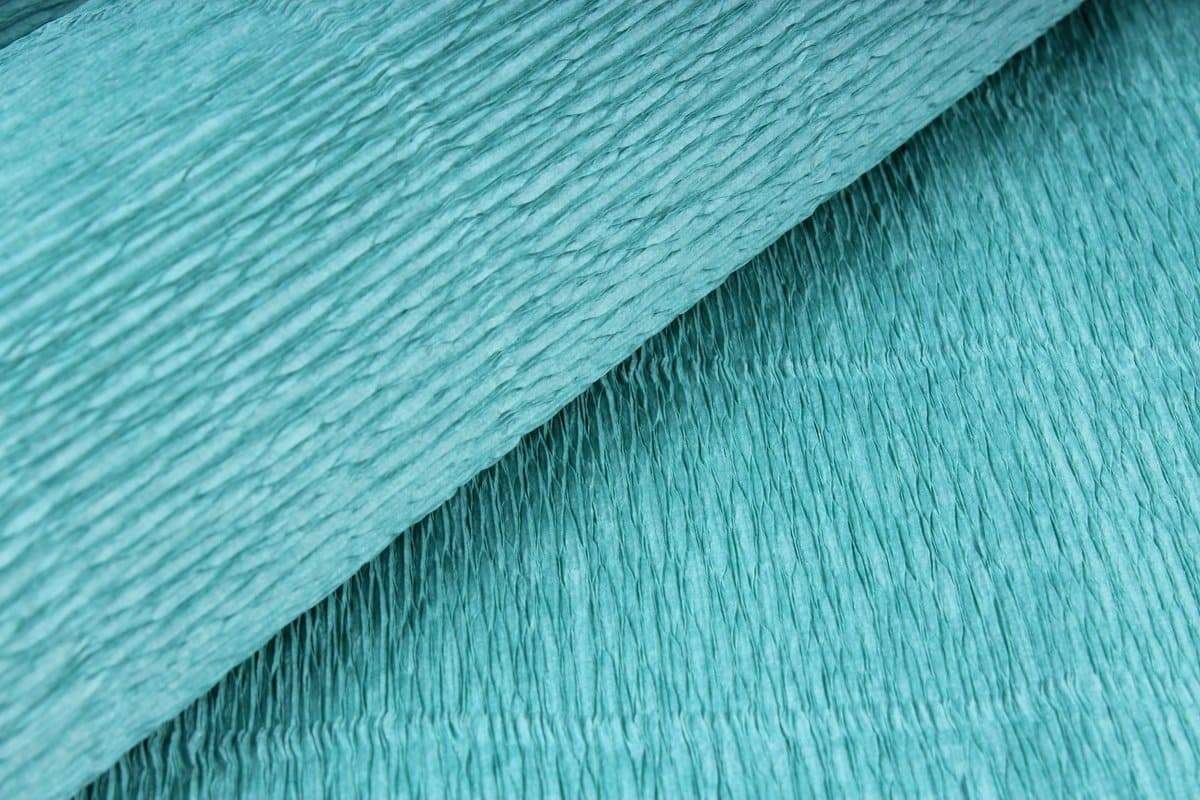 Turquoise Crepe Paper Sheets