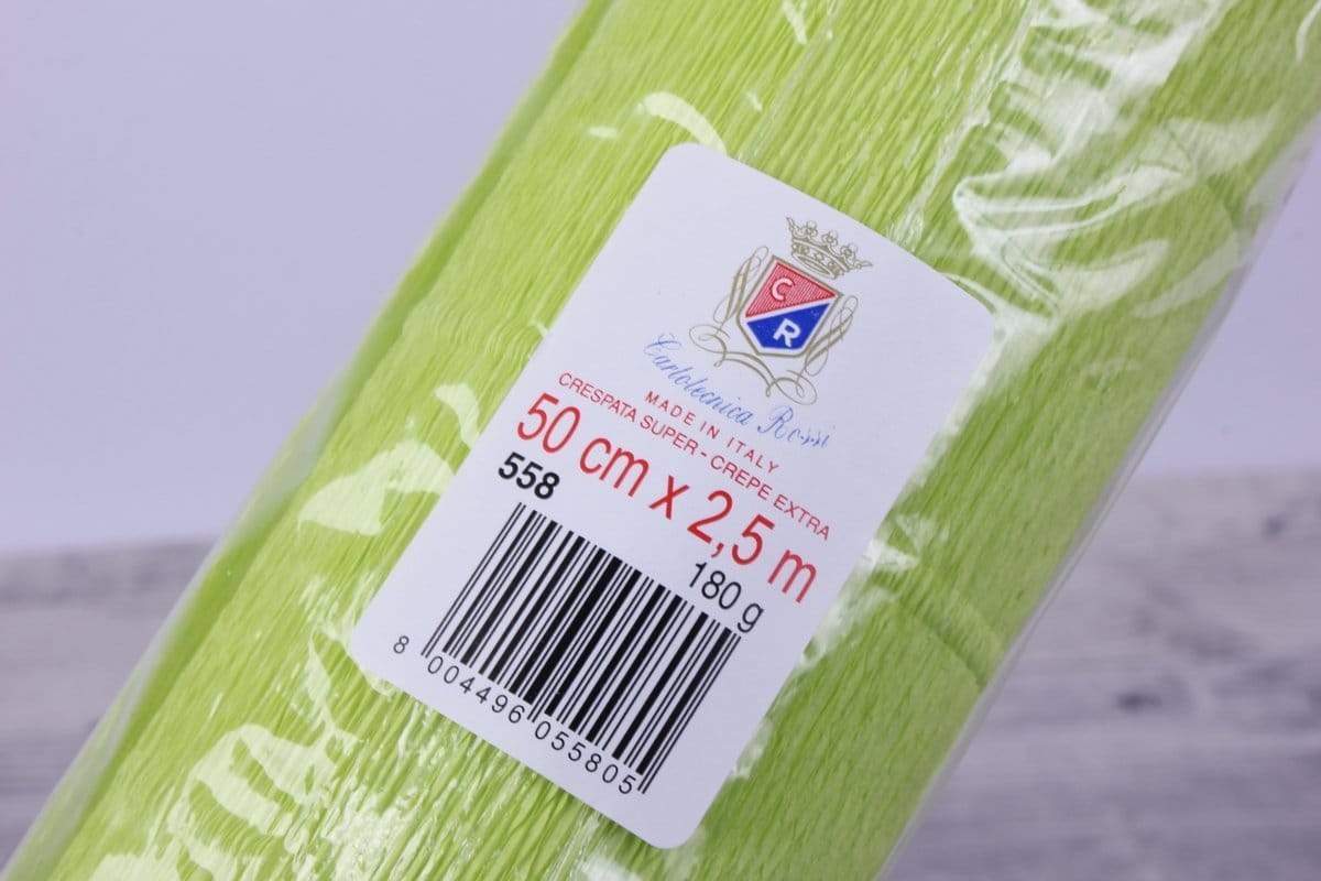 Italian Crepe Paper Roll - COLOR 558 - FuzzyRoom
