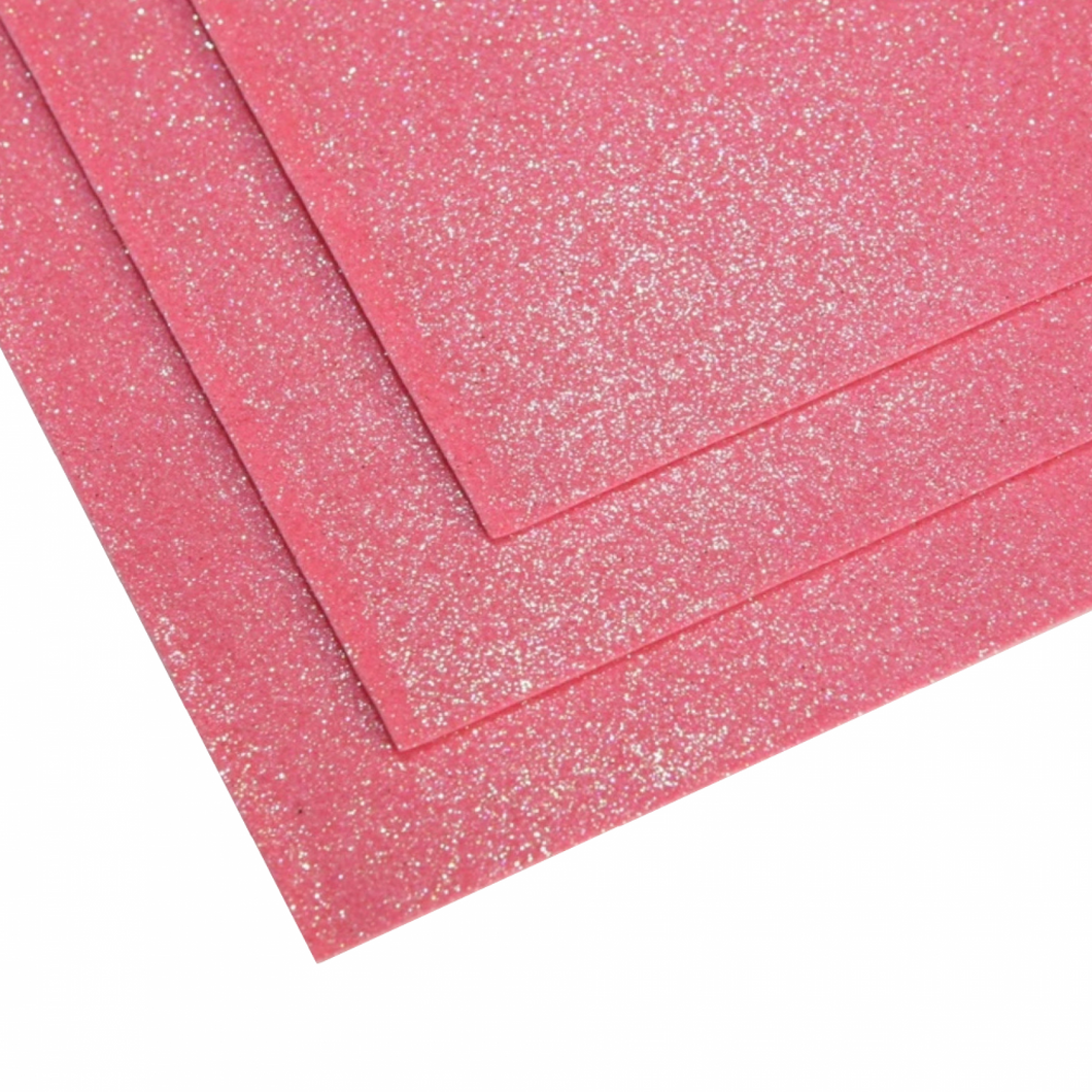 Glowing shimmer foam in sheets (1,5mm) color strawberry - 0305