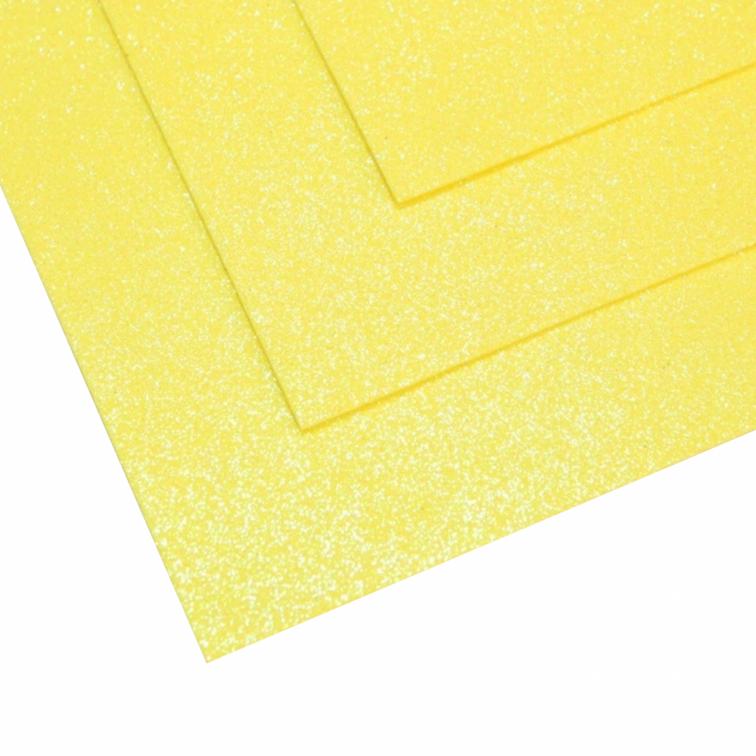 Glowing shimmer foam in sheets (1,5mm) color lemon - 0310