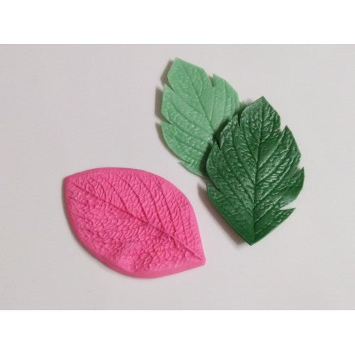 Rose leaf veiner/mold 11х6,5 cm (4,3x2,5 inches) №1 - pattern for foamiran and isolon leaves