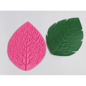 Rose leaf veiner/mold 19,5х14,5 cm (7,7x5,7 inches) №2 - pattern for foamiran and isolon leaves