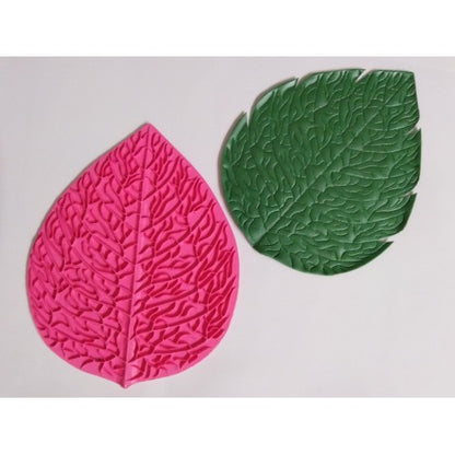 Rose leaf veiner/mold 30х23,5 cm (11,8x9,2 inches) №8 - pattern for foamiran and isolon leaves