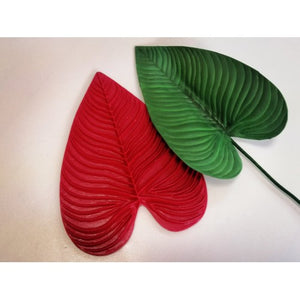 Calla lily leaf veiner/mold 16х13 cm (6,3x5,1 inches) №1 - pattern for foamiran and isolon leaves