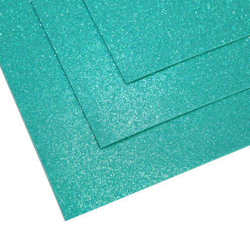 Glowing shimmer foam in sheets (1,5mm) color malachite - 0314